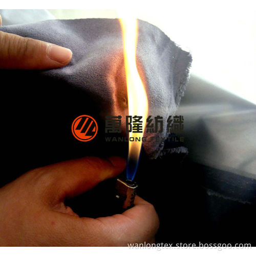 Flame Retardant Faux Suede Fabric for Curtain